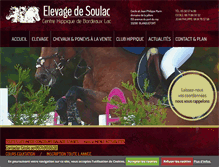 Tablet Screenshot of elevagedesoulac.fr